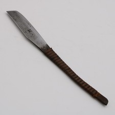 Henkotsu Japanese Straight Razor Kamisori 145mm Blade 44mm Honed Vintage Japan picture