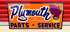 Plymouth Roadrunner Parts Service Sign Car Lot - CREATED In 2022 BY HOTRODSIGNS picture