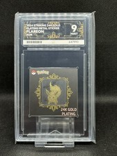 FLAREON 24k Gold Plated Metal Sticker - Korean Popping Candy - ACE 9 MINT picture