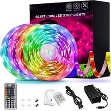 5050 RGB LED Strip Lights with Controller - 5M Flexible picture