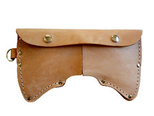 Cruiser Axe Sheath 2.5 lb. Double Bit Leather With D- Ring Made in USA picture