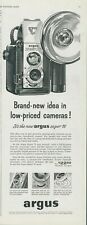 1955 Argus Camera Super 75 Vintage Print Ad Flash Color-matic Exposure Focus SP2 picture