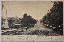 Vintage Postcard Main Street Looking East Monticello New York AA110 picture