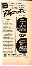1950 Vintage Ad Waltco Flycaster Fly Fishing Rods Chicago,IL picture