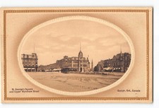 Guelph Ontario Canada Postcard 1912 St. George's Square And Upper Wyndham Street picture