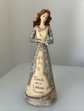 Elements Friends Are A Lifelong Treasure Angel Figurine  9