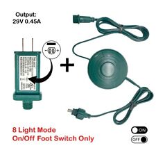 Set Adapter DC 29V 0.45A + Power Cord Foot Switch 1/2in Plug 6Ft - 8 LIGHT MODE picture
