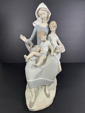Lladro La Madre Mother with Children Son Daughter Large 15 In Tall 4864 Retired picture