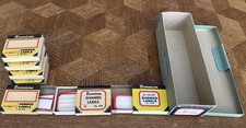 Vintage Dennison Gummed Red Border Craft Labels #204 #209 #269 Mix NOS USA picture