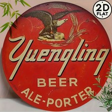 2D Flat, 1Tin Metal Signs, Yuengling Beer, Vintage Classic 8