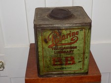 Vintage Polarine Transmission Lubricant BB 25 Pound Empty Can picture