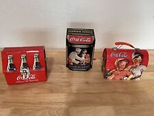 Lot Of 3 Coca-Cola Tins. 1995 Coca-Cola Collectible picture