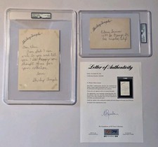 RARE Shirley Temple Early Signed PSA DNA Letter 1930s Autograph Auto Actress picture