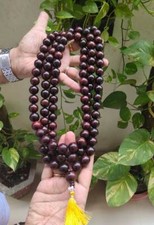 Sandalwood Bead Bracelet Red 108 Mala Buddha Wood Prayer Natural Meditation 10mm picture