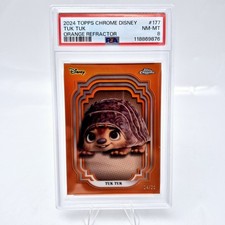 2024 Disney Topps Chrome Tuk Tuk #177 PSA 8 Raya Orange /25 picture