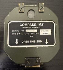 Rare Vintage M2 COMPASS Military Compass February 1987 Militaria Army picture