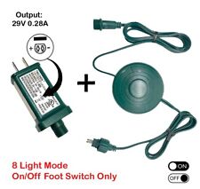 Set Adapter DC 29V 0.28A + Power Cord Foot Switch 1/2in Plug 6Ft - 8 LIGHT MODE picture