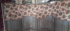 French  Vintage Jacobean Textile Pelmet picture