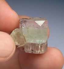 WoW Stunning Rare Bi Color Fluorescent Apatite :07g picture