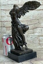Winged Victory Athena Nike Paris Louvre Bronze Marble Statue Sculpture Art Deco picture
