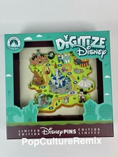 Disney Parks Digitize Disney Walt Disney World Map Jumbo Pin 2026 LE 2500 picture