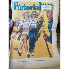 Vintage 1949 Pictorial Review Milwaukee Sentinel Abbott Costello Ad Comics picture