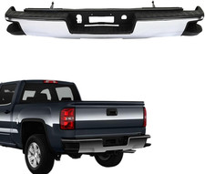 Chrome Steel Rear Bumper Kit Replacement for Chevy Silverado 1500 Sierra 1500 20 picture