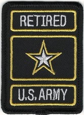RETIRED Army Star Embroidered Patch picture