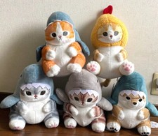 Mofusand Samenyan Cute Shark Cat 30cm BIG Plush Doll Furyu Taito Stuffed New picture
