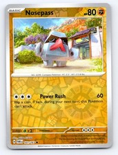 Nosepass 101/167 Common Twilight Masquerade Pokemon Reverse Holo Near Mint picture