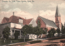 1900s - Tabor Evangelical Lutheran Church Kane PA Postcard - P26 picture