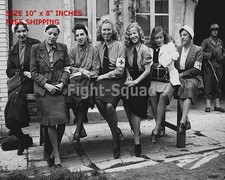 WW2 8x10 Photo France 1944 German nurses captured by Americans in hospital O2701 picture