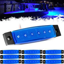 Waterproof LED Marine Interior Lighting Strip for Boats (Blue, 10 Pcs) picture