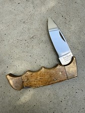 VINTAGE KERSHAW BY KAI JAPAN 1040 FIELD II LOCKBACK KNIFE AGED BONE SCALES NICE picture