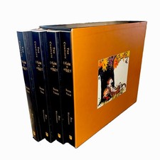 The Complete Calvin and Hobbes Bill Watterson Hardcover Box Set Books 1-4 picture