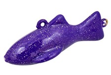 MagBay Lures USA Downrigger Weight, Heavy Dredge, Vinyl/Uncoated, Purple 4lb picture