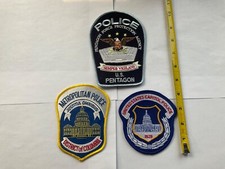 U.S. PENTAGON PATCH, DC. CAPITOL, METROPOLITAN COLLECTOR SET picture
