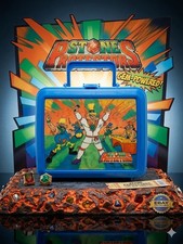 Vintage 1993 Stone Protectors Plastic Lunch Box Aladdin Ace Novelty NO THERMOS picture