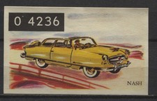 Nash Rambler 1954 Vintage 1950s Dutch Trading Card No. 148 picture