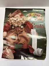 Vintage 1995 Daisy Kingdom Country Christmas Santa Doll Kit 32313 Stitch Stuff picture