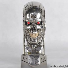 The Terminator Electroplated Version Luminous Eyes Collect T-800 Skull Model 1:1 picture