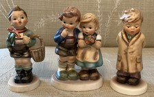 3 Hummel Porcelain Children Figurines #845, #51 and #220, Excellent Condition picture