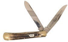 Bulldog Brand Stag Trapper Solingen Stainless Used picture