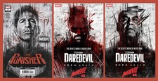 TELEVISION VARIANT SET (3) PUNISHER 3 2nd print DAREDEVIL 3 & 4 1st print NM picture