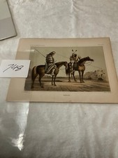 748 NAVAJO INDIANS COLOR LITHOGRAPH US PACIFIC RR SURVEY 1850’S 35th Parallel  picture