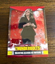 Topps 2025 Chrome Marvel Thunderbolts Valentina de Fontaine 3/5 Red Refractor picture