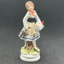 Lefton China Girl Figurine KW4055 Vintage Japan Hand Painted Porcelain picture