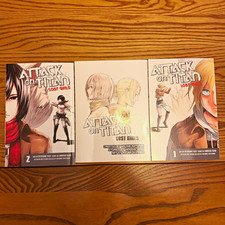 Attack on Titan: Lost Girls Manga Vol. 1-2 + Light Novel, English Black & White picture