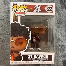 Funko Pop Rocks - 21 Savage #322 With Hardcase Protector picture