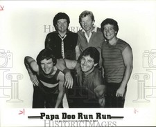 1985 Press Photo Members of Papa Doo Run Run, rock group. - lrp29732 picture
